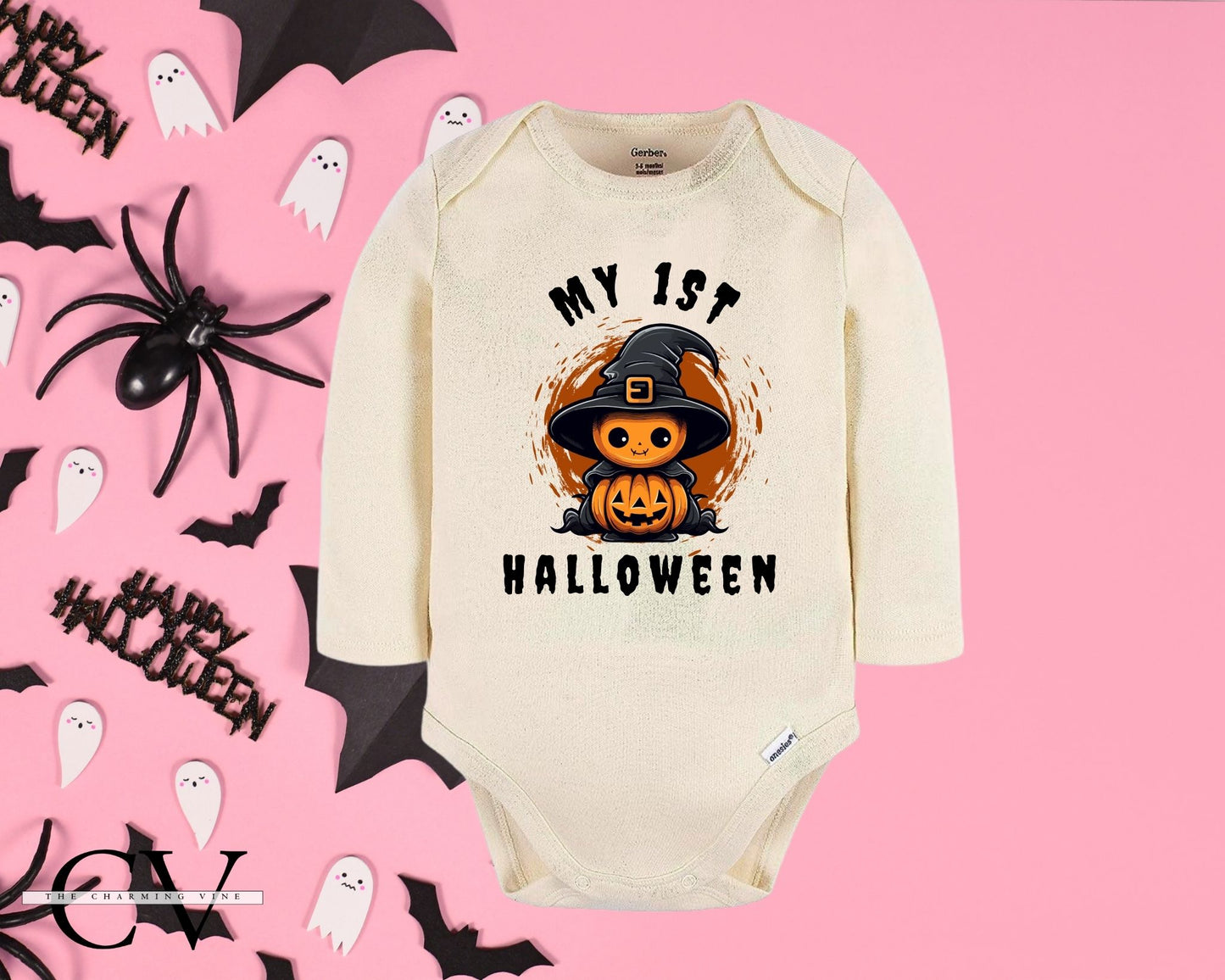 My First Hallowen Baby Bodysuit