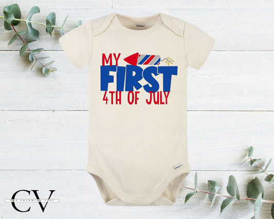 First 4th of July Onesie