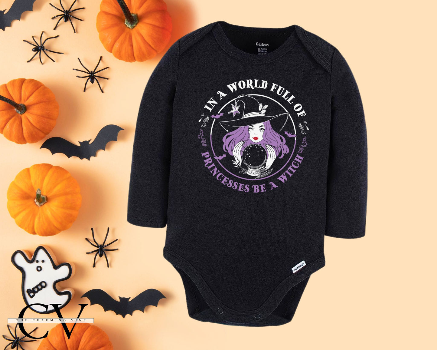 In a World of Princesses Be a Witch Baby Bodysuit