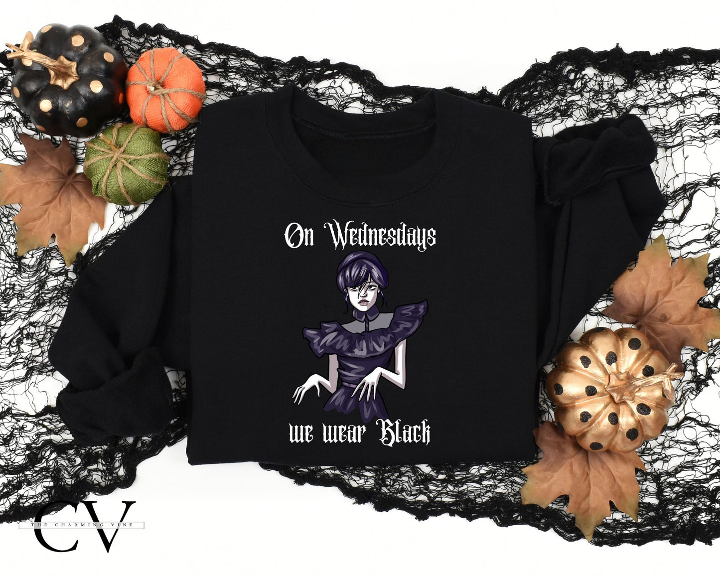 Wednesdays We Wear Black Sweater