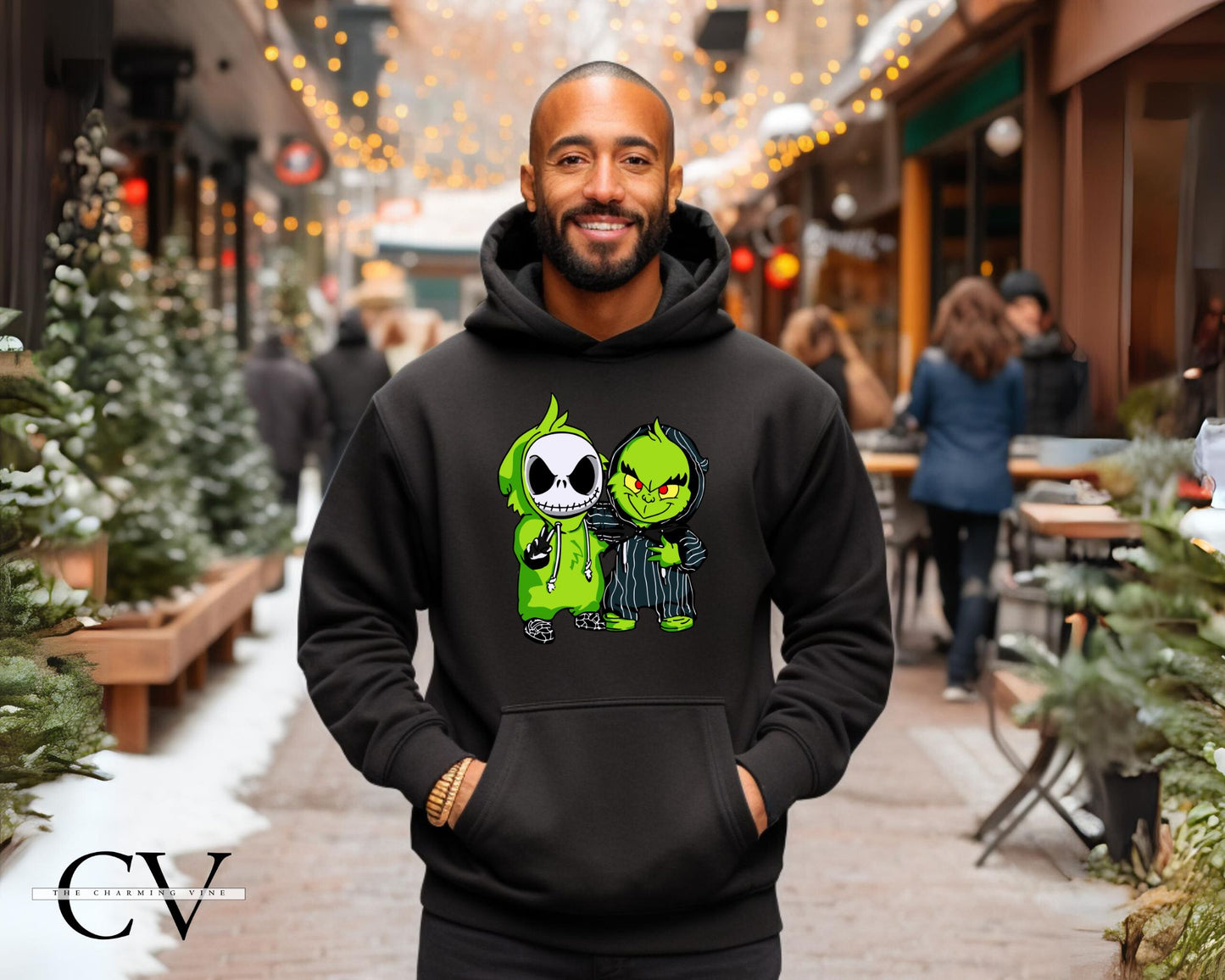 Jack & Grinch Best Friends Christmas Sweater