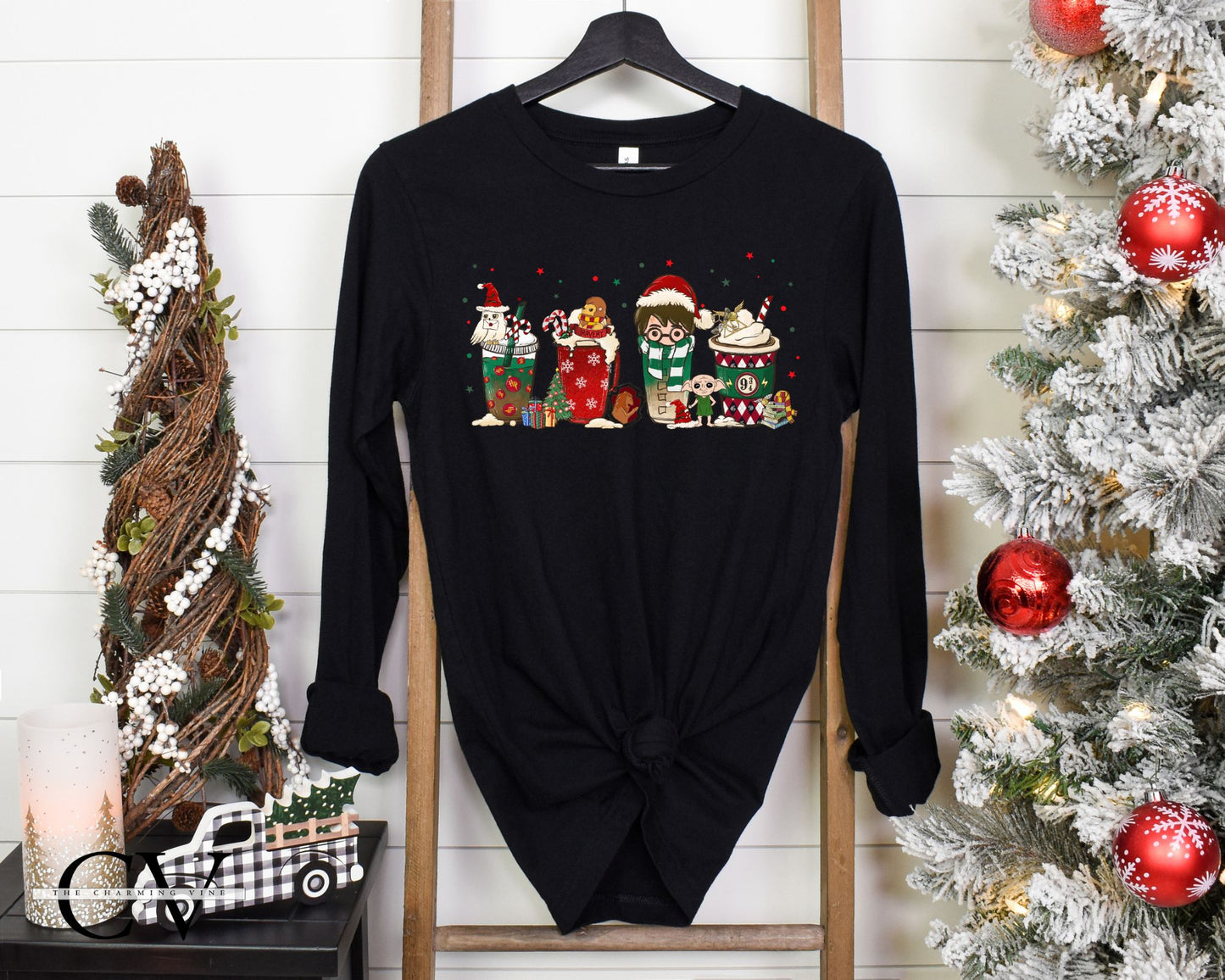 Wizard House Mugs Christmas Shirt