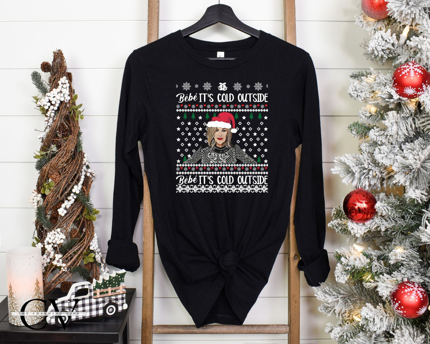 Bebe It's Cold Outside Adult Shirt