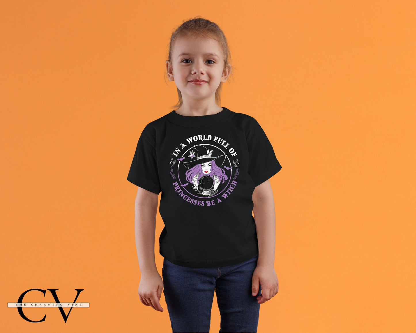 In a World of Princesses Be a Witch Kids Shirt