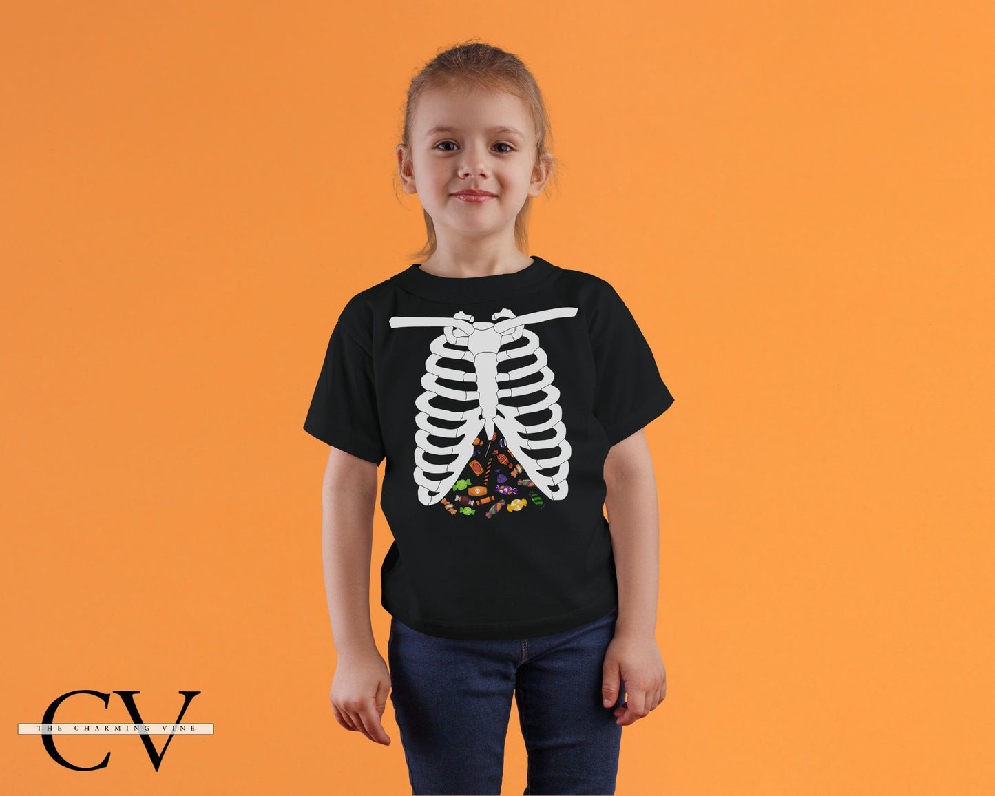 Candy Skeleton Kids Shirt