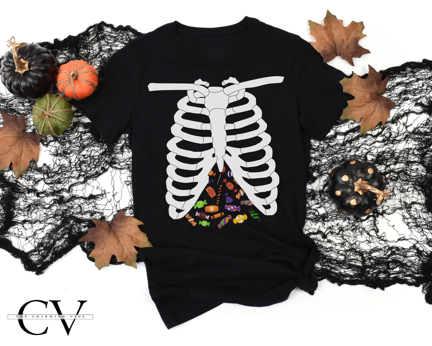 Candy Skeleton Kids Shirt