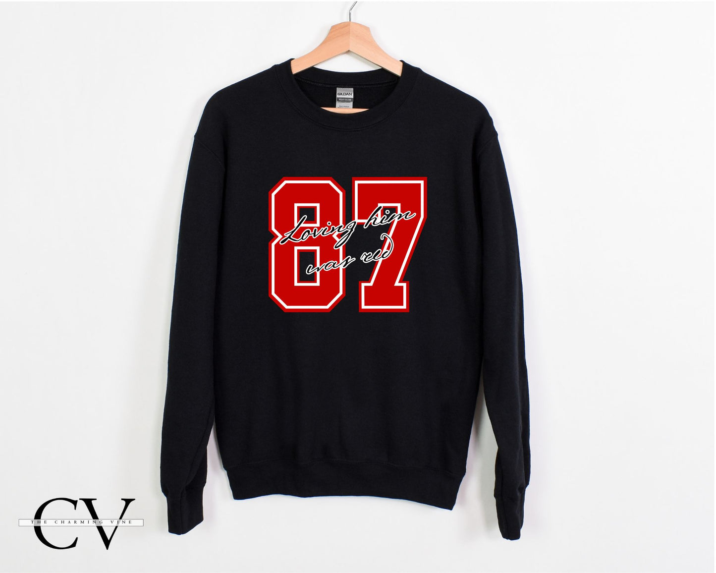 Loving Him Was Red Sweater
