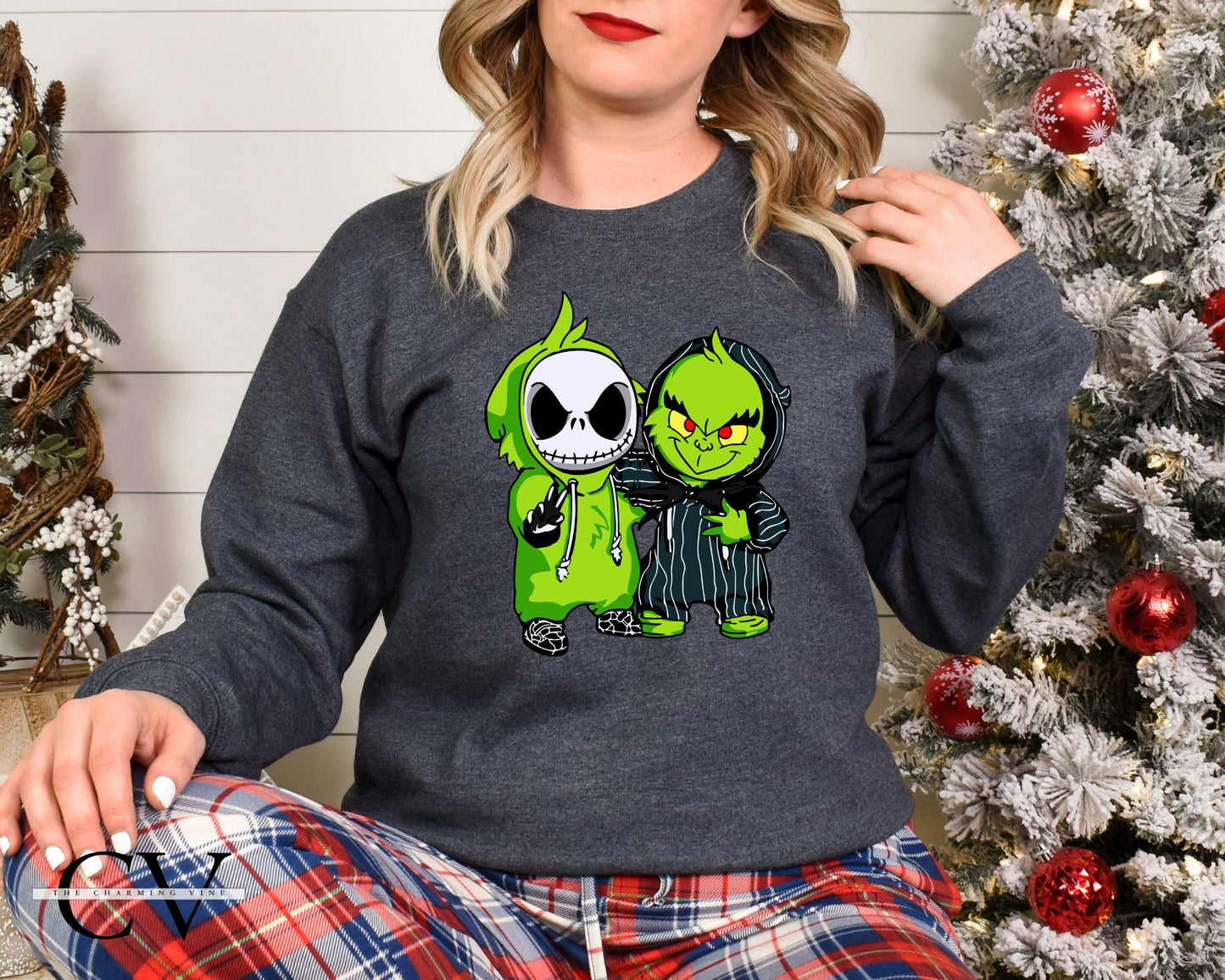 Jack & Grinch Best Friends Christmas Sweater