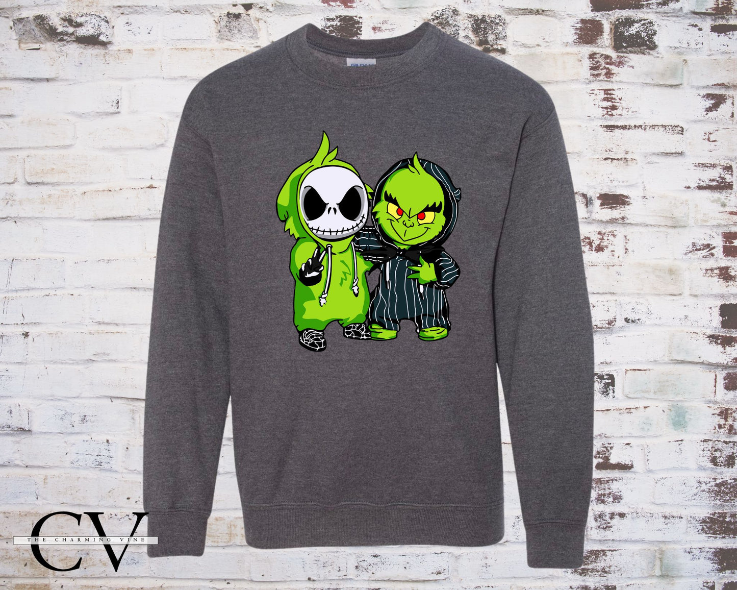 Jack & Grinch Best Friends Kids Sweater