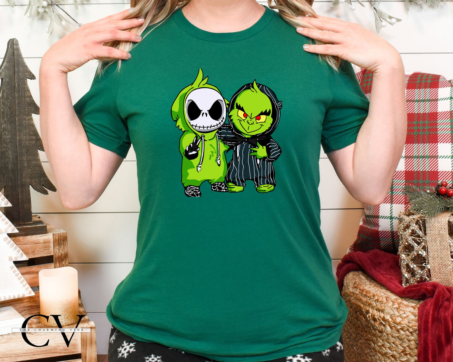 Jack & Grinch Best Friends Christmas Shirt