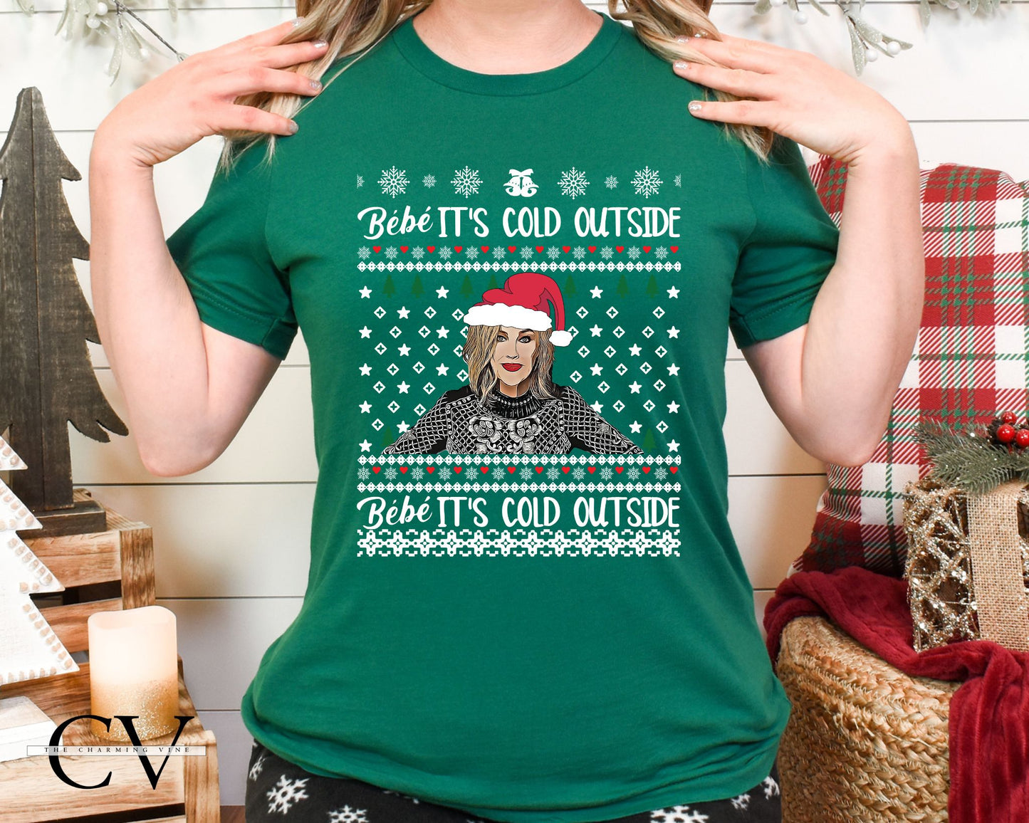 Bebe It's Cold Outside Adult Shirt