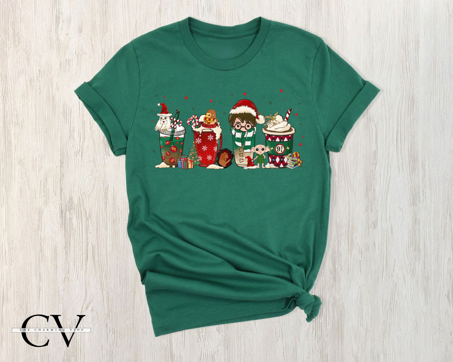 Wizard House Mugs Christmas Shirt