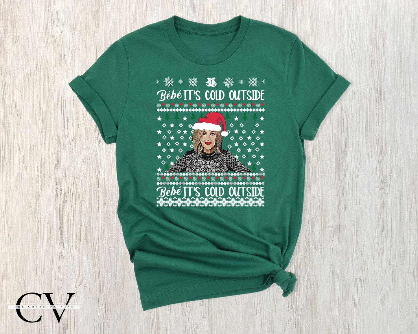 Bebe It's Cold Outside Adult Shirt