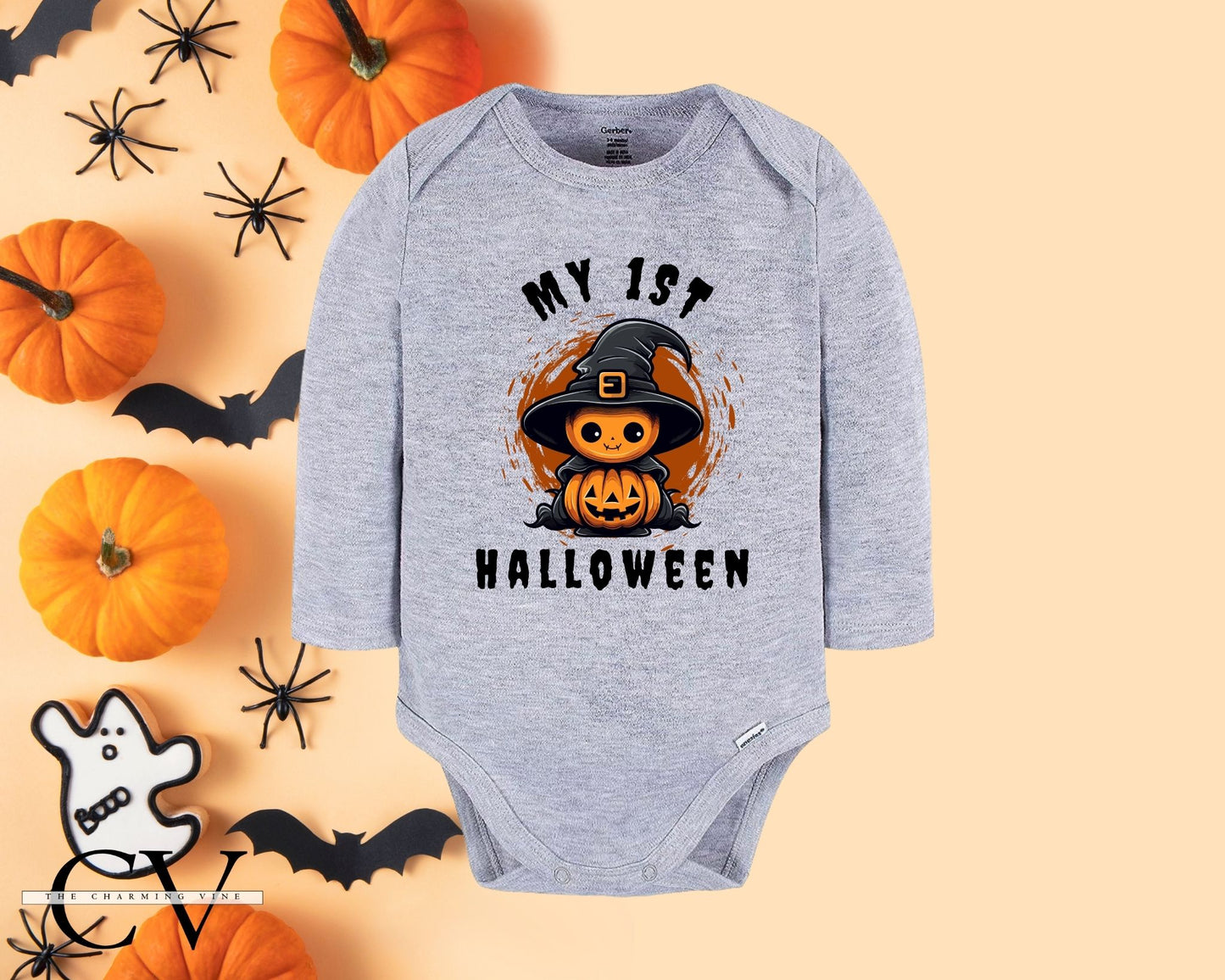 My First Hallowen Baby Bodysuit