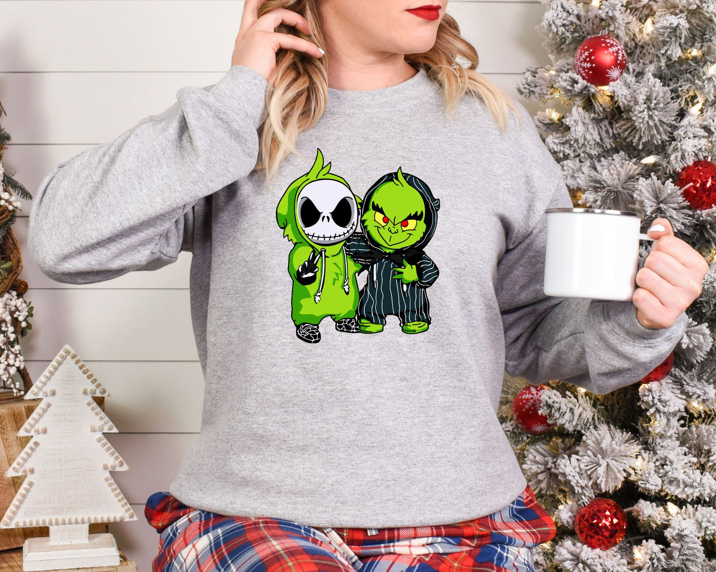 Jack & Grinch Best Friends Christmas Sweater