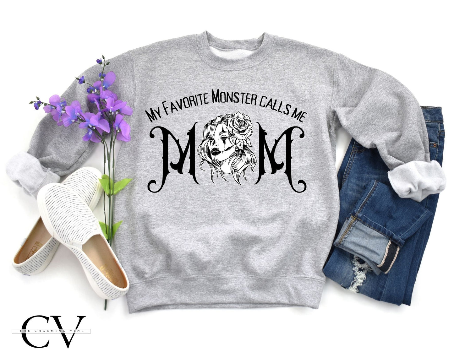 My Favorite Monsters Call Me Mom Sweater