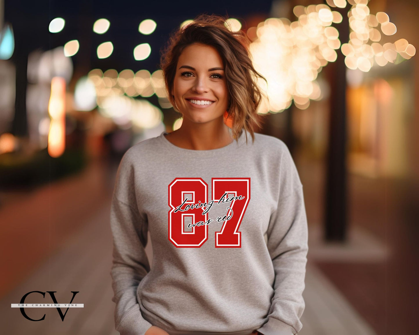Loving Him Was Red Sweater