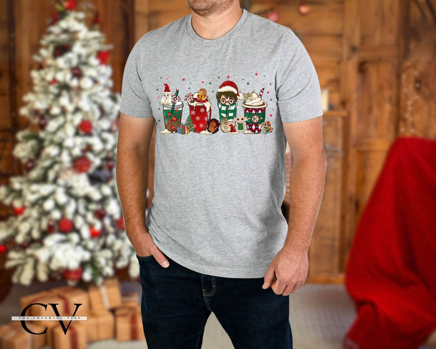 Wizard House Mugs Christmas Shirt