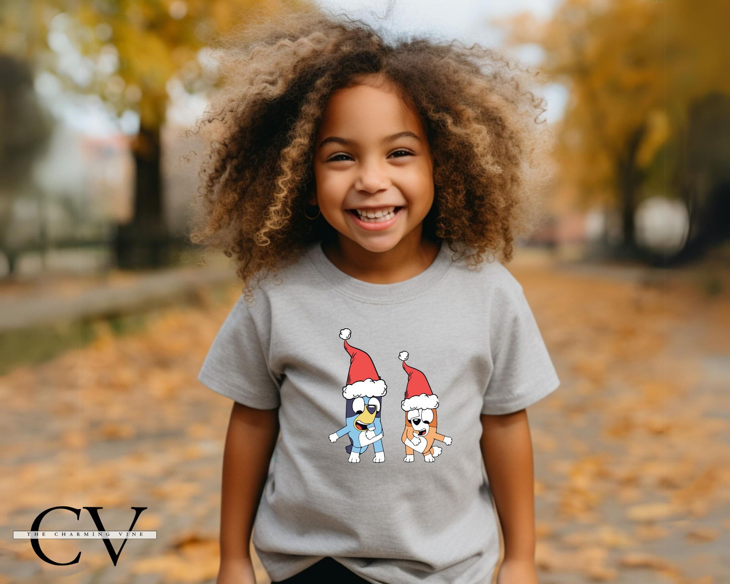 Bluey & Bingo Christmas Kids Shirt