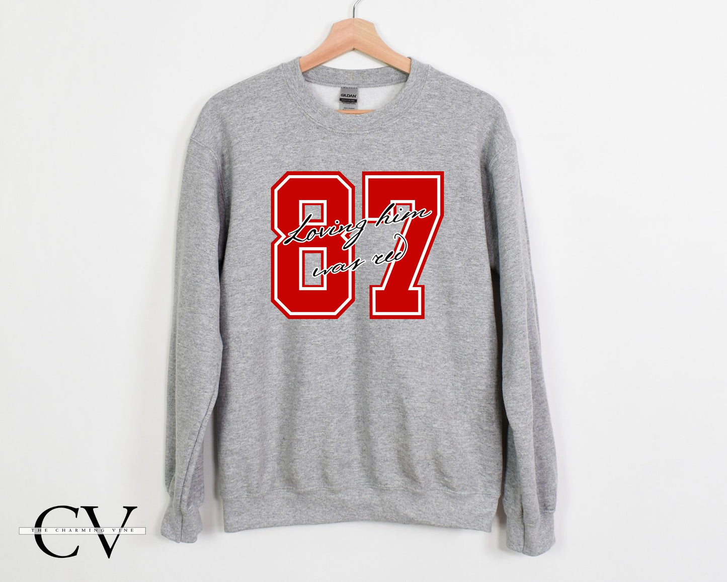 Loving Him Was Red Sweater