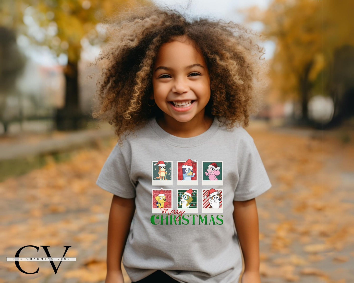 Bluey & Friends Christmas Kids Shirt