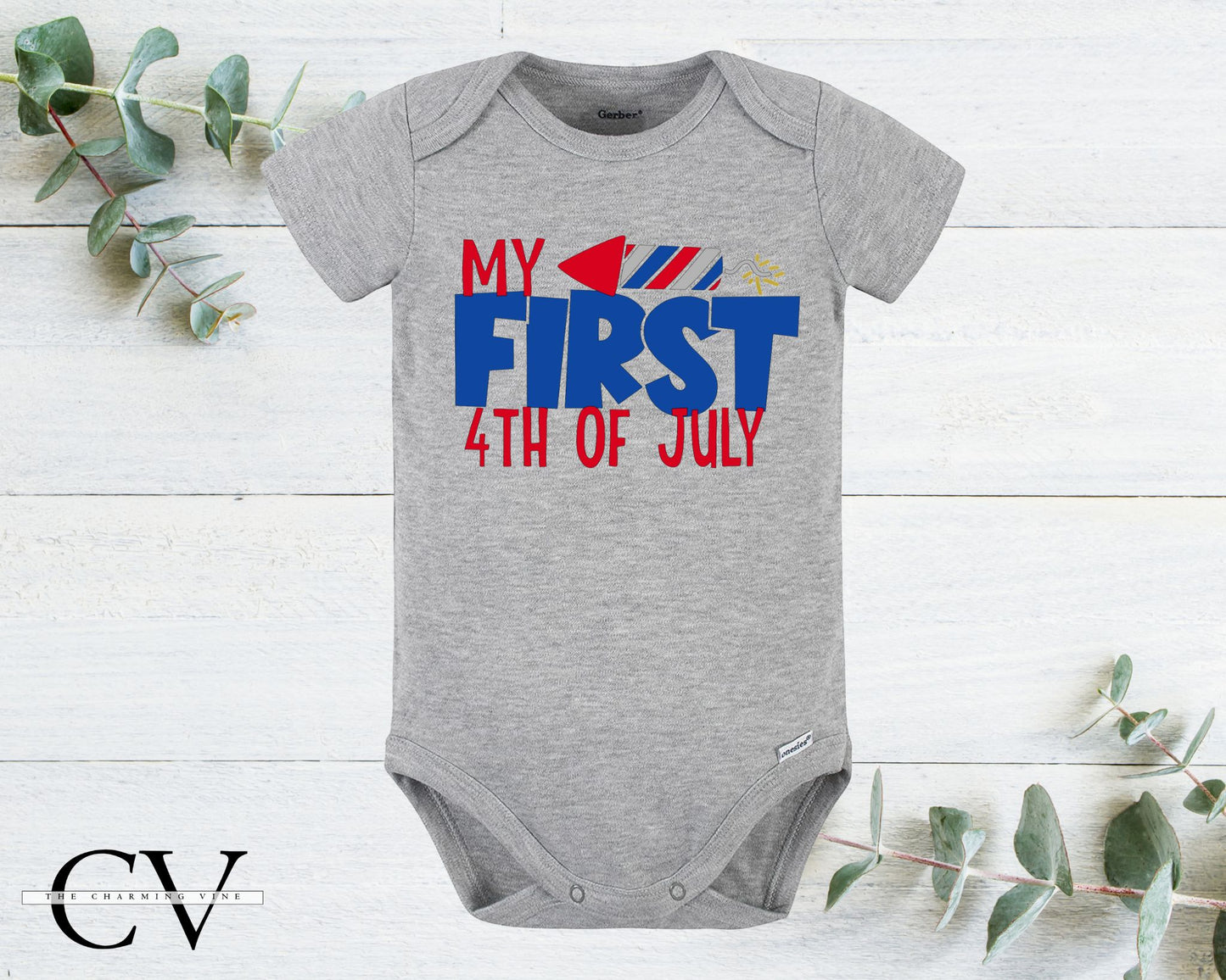 First 4th of July Onesie