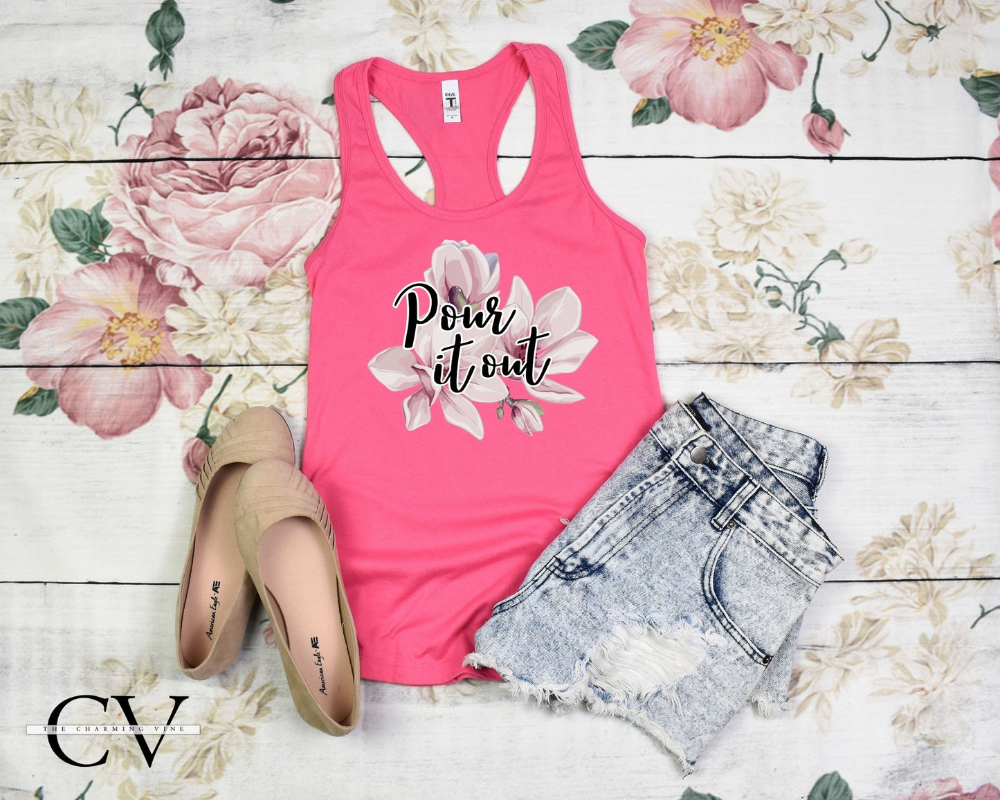 Pour It Out - Sweet Magnolias Tank