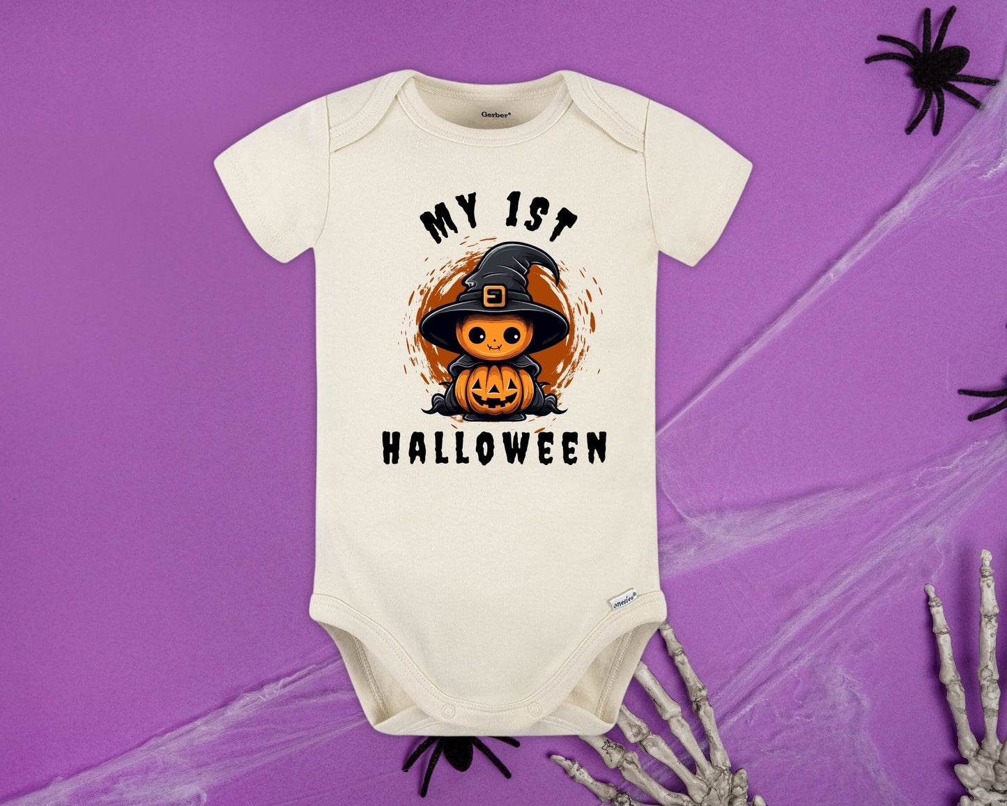 My First Hallowen Baby Bodysuit
