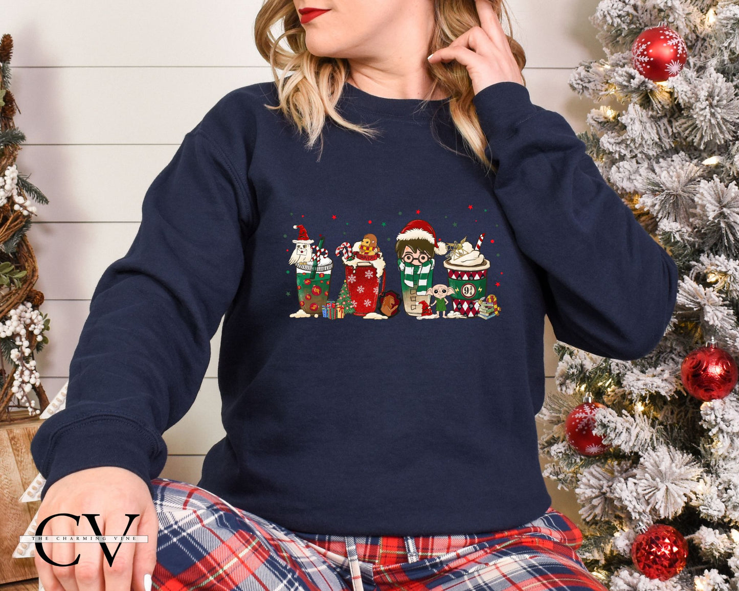 Wizard House Mugs Christmas Sweater