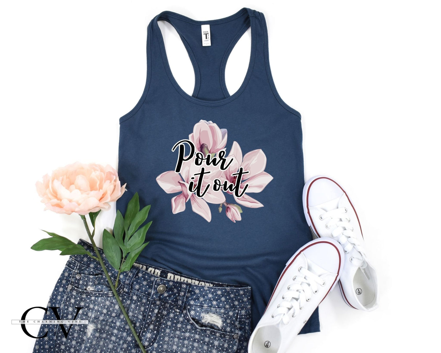 Pour It Out - Sweet Magnolias Tank