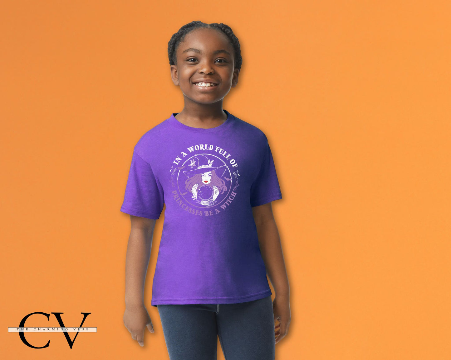 In a World of Princesses Be a Witch Kids Shirt