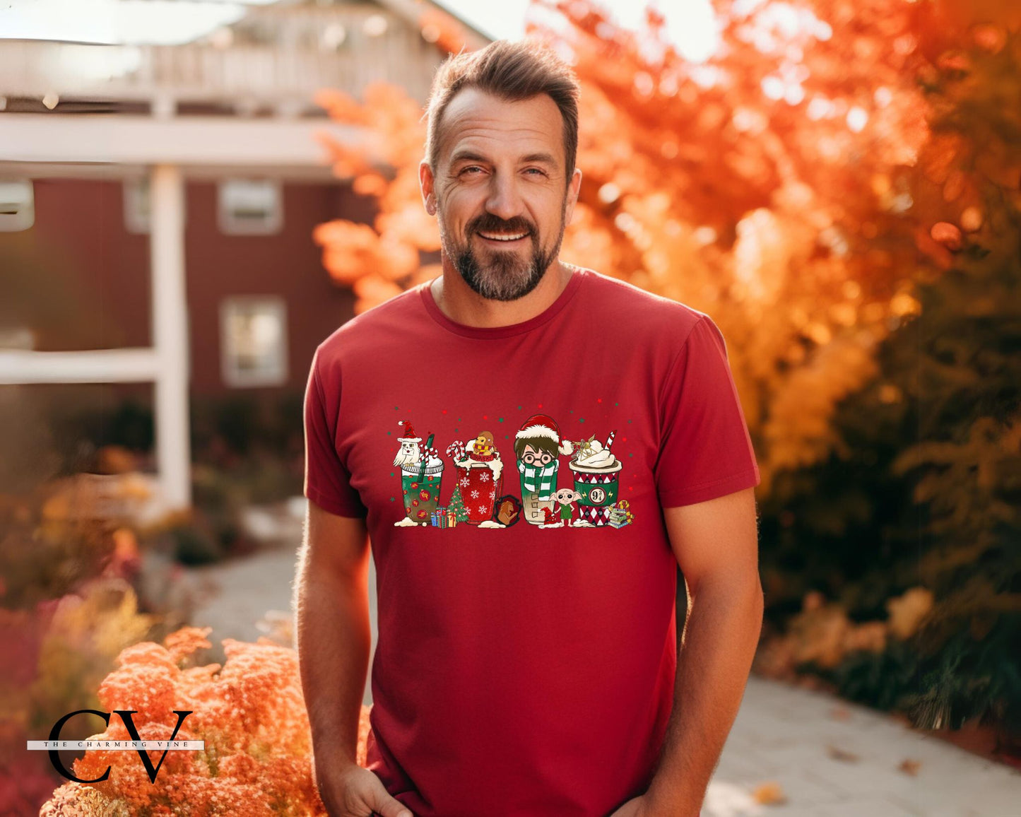 Wizard House Mugs Christmas Shirt