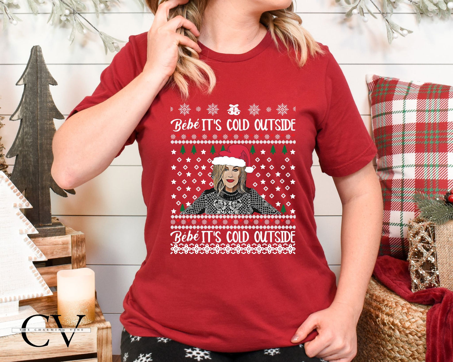 Bebe It's Cold Outside Adult Shirt
