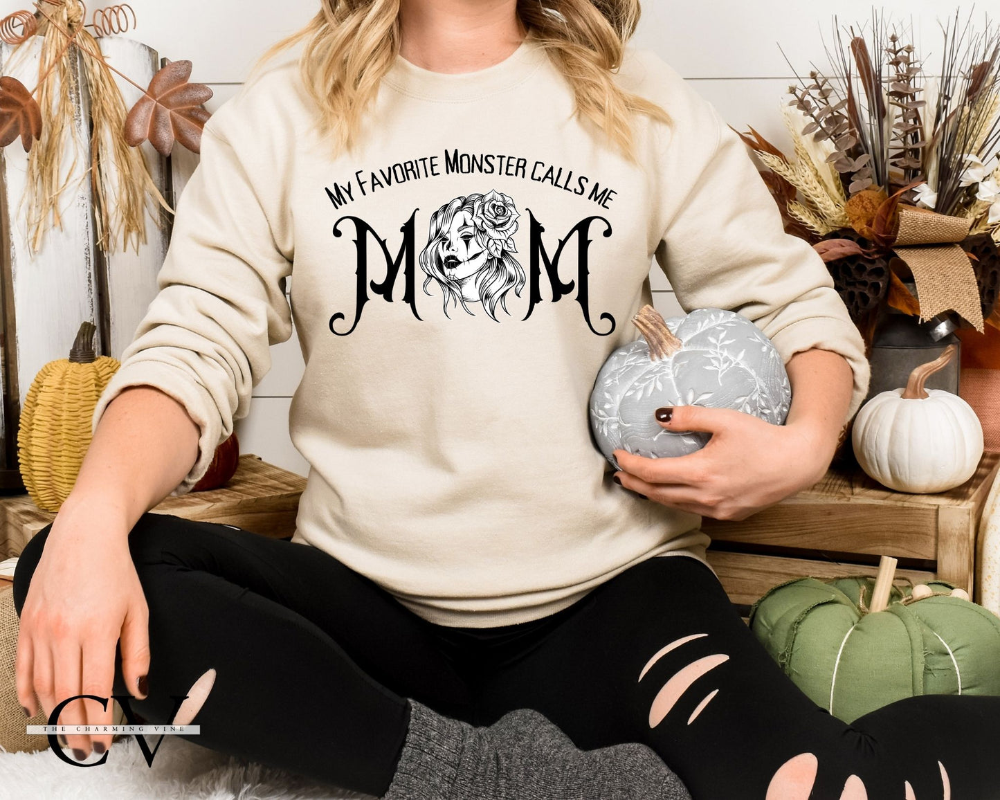 My Favorite Monsters Call Me Mom Sweater