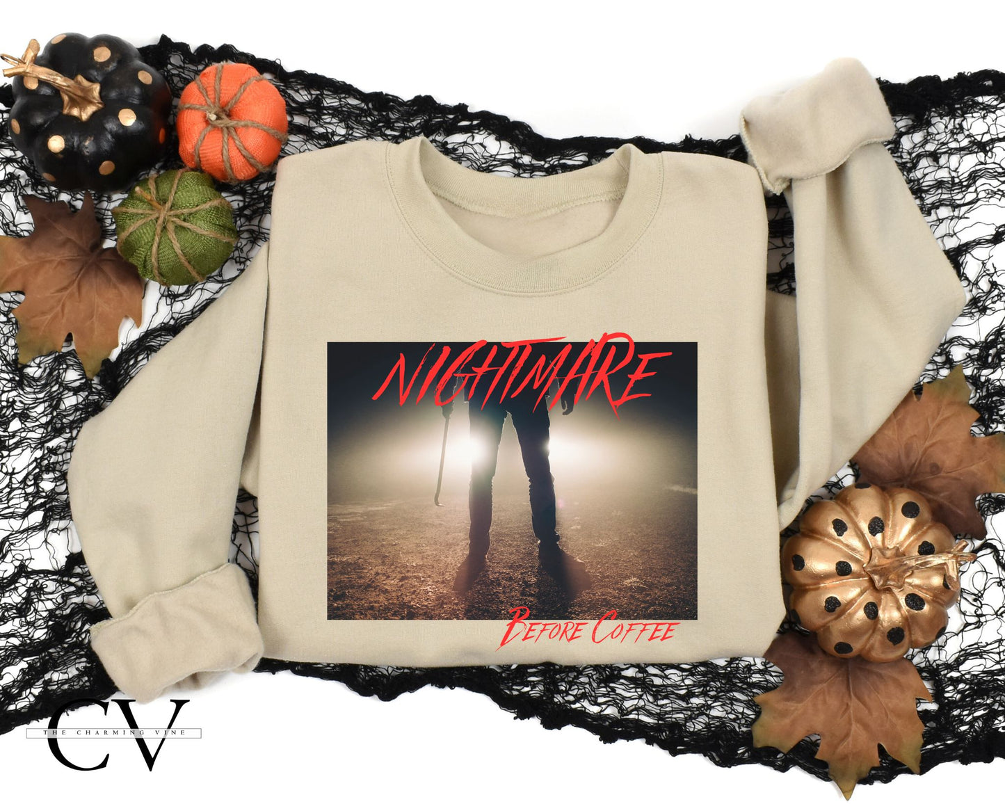 Nightmare Before Coffee Sweater