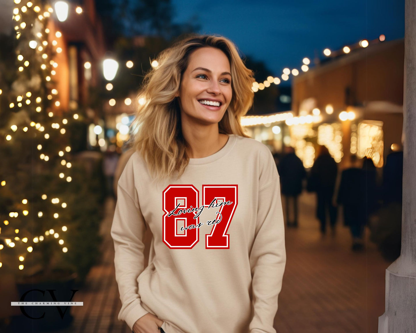 Loving Him Was Red Sweater