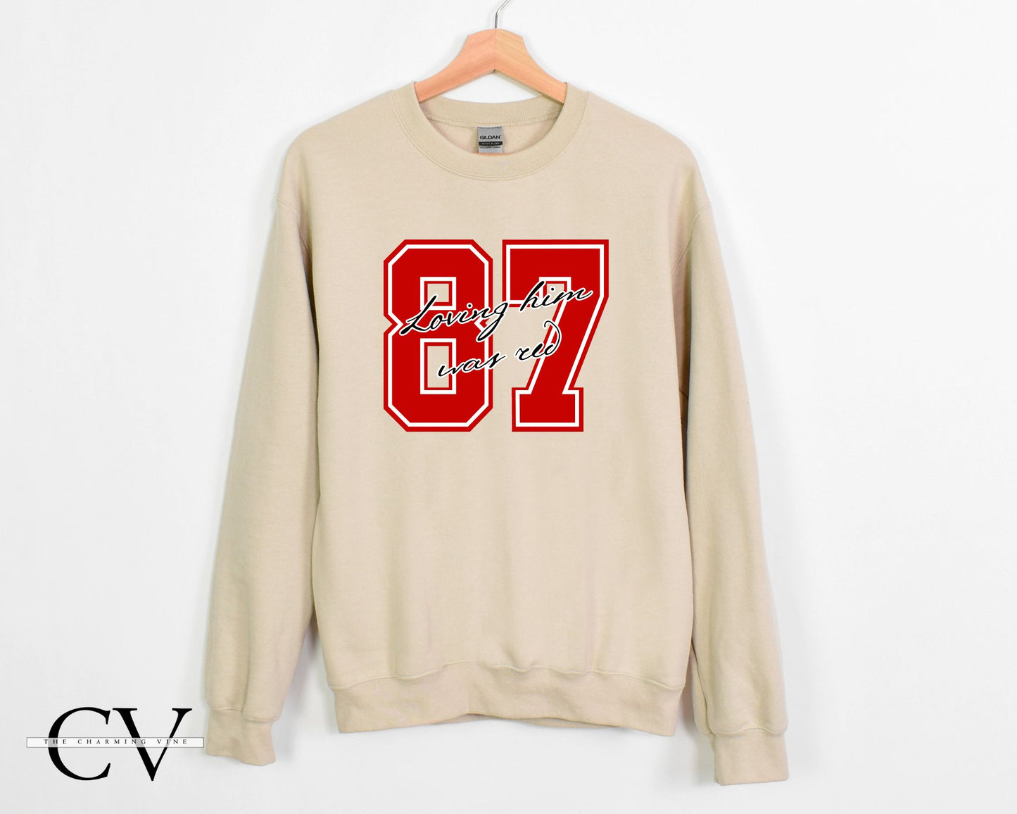 Loving Him Was Red Sweater