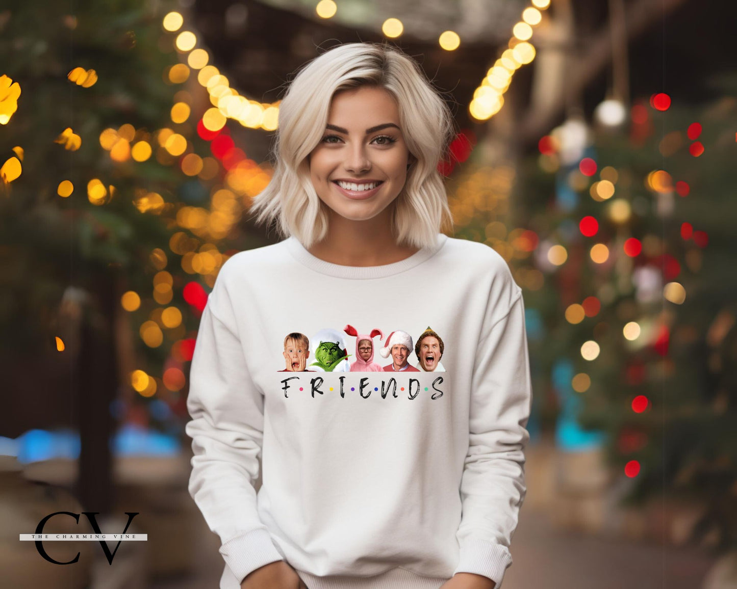 F.R.I.E.N.D.S Christmas Movie Sweater