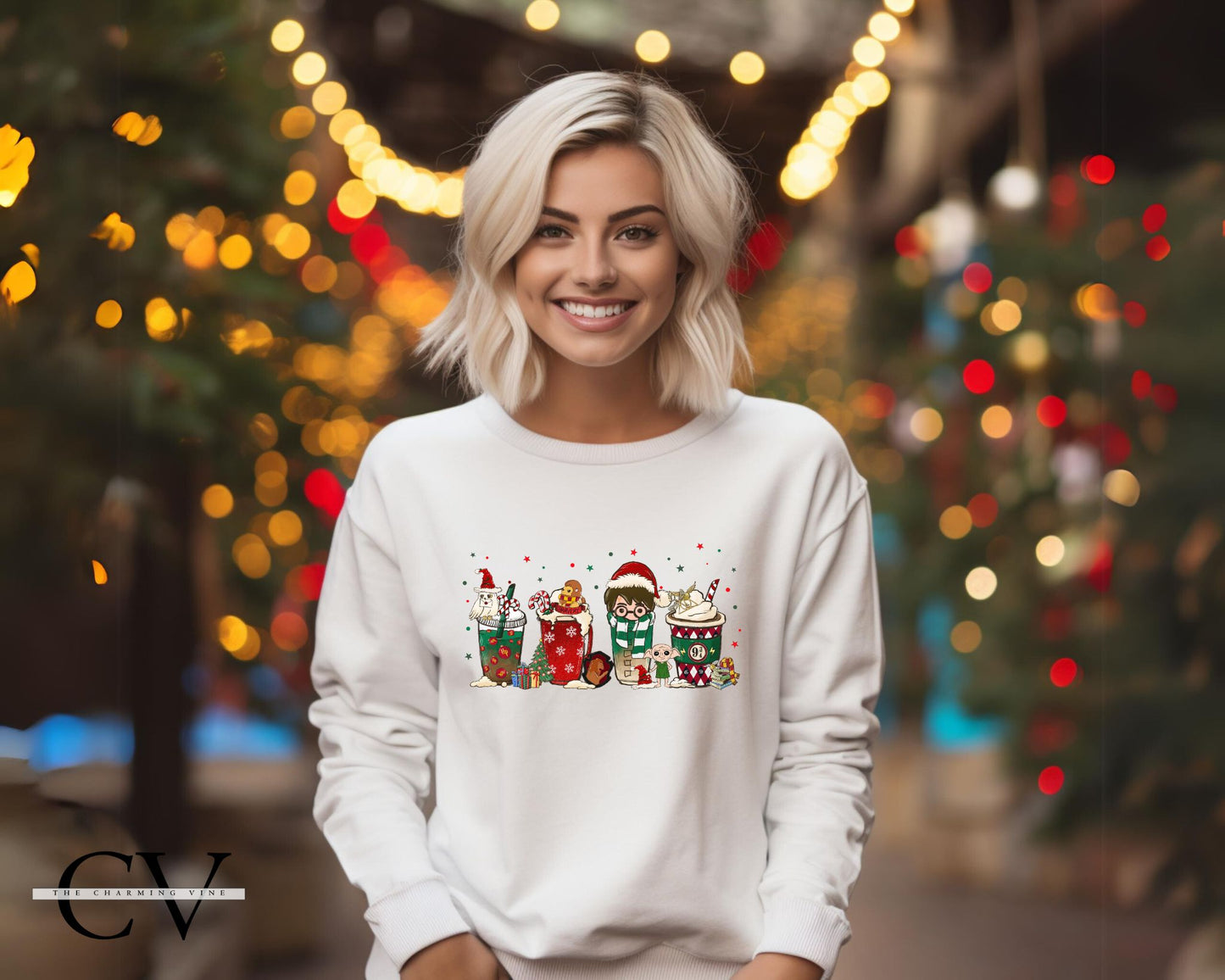 Wizard House Mugs Christmas Sweater