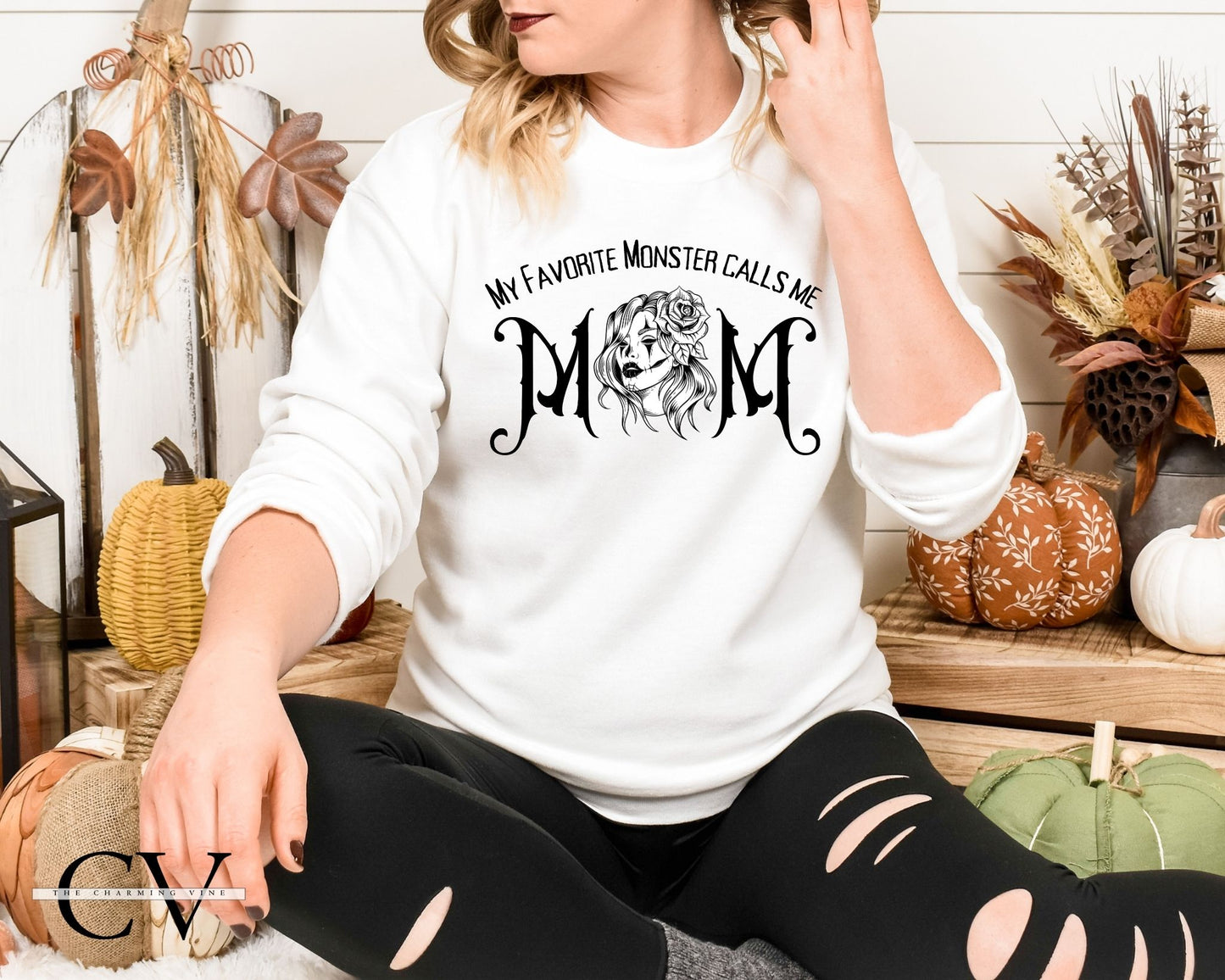 My Favorite Monsters Call Me Mom Sweater
