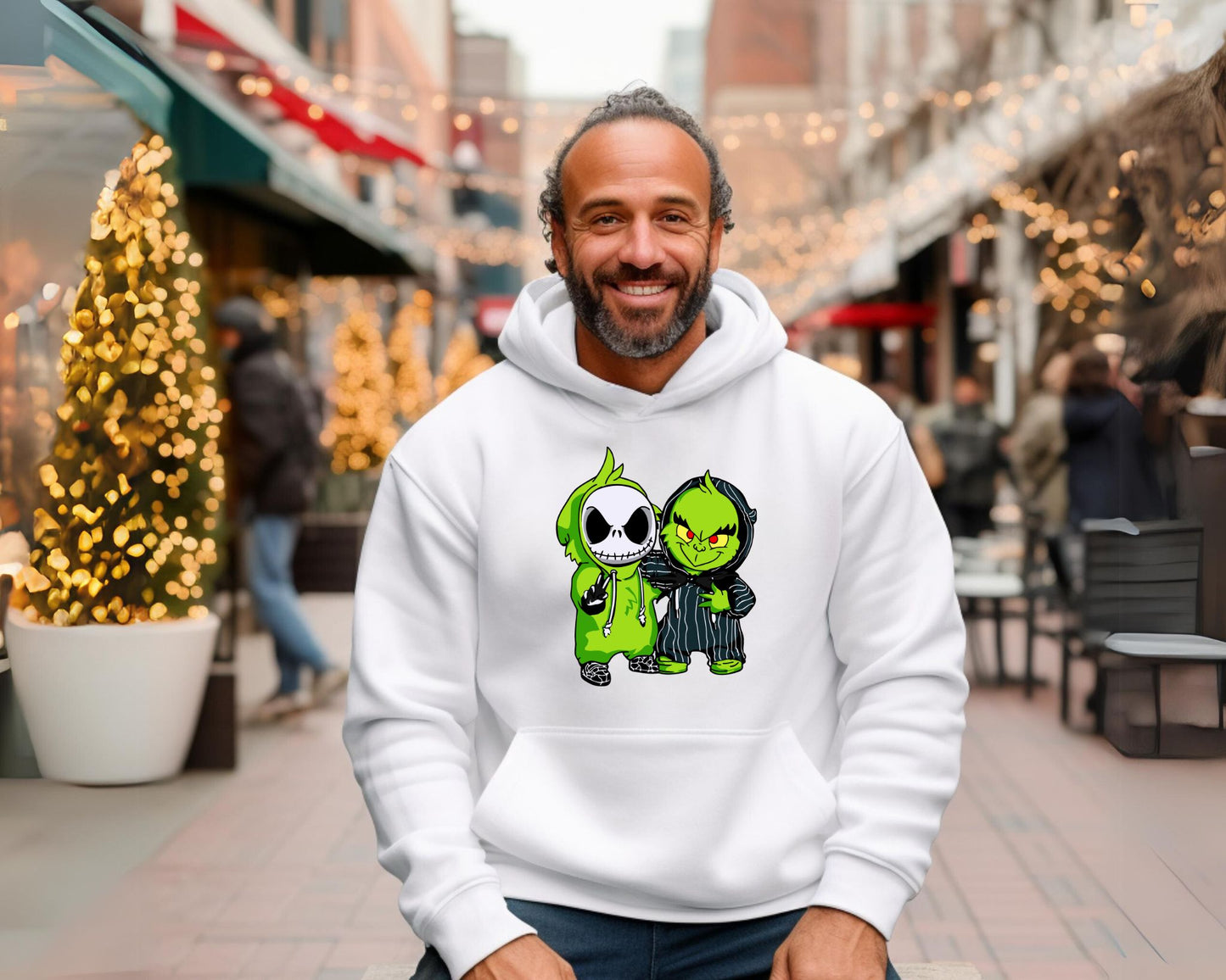 Jack & Grinch Best Friends Christmas Sweater
