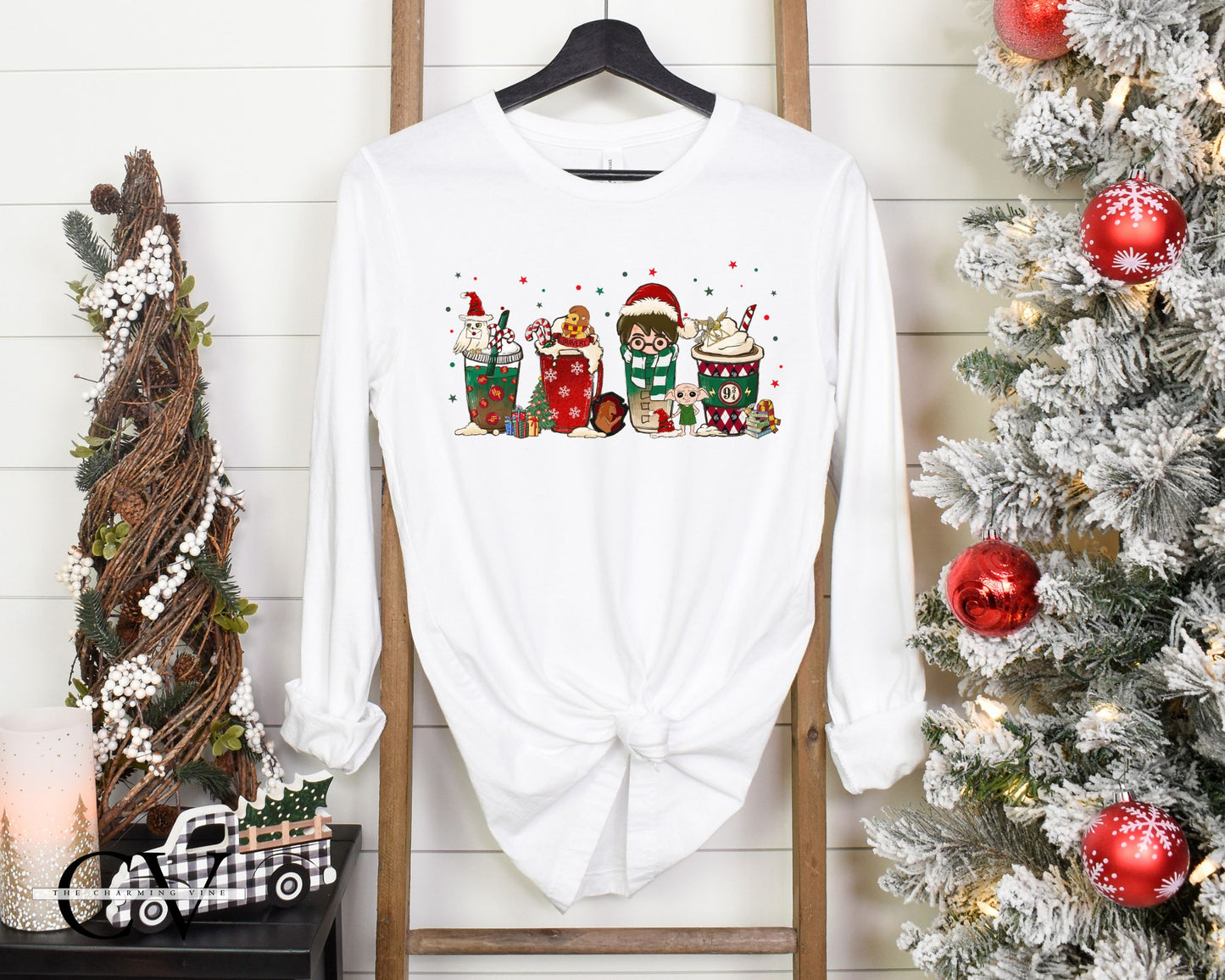 Wizard House Mugs Christmas Shirt