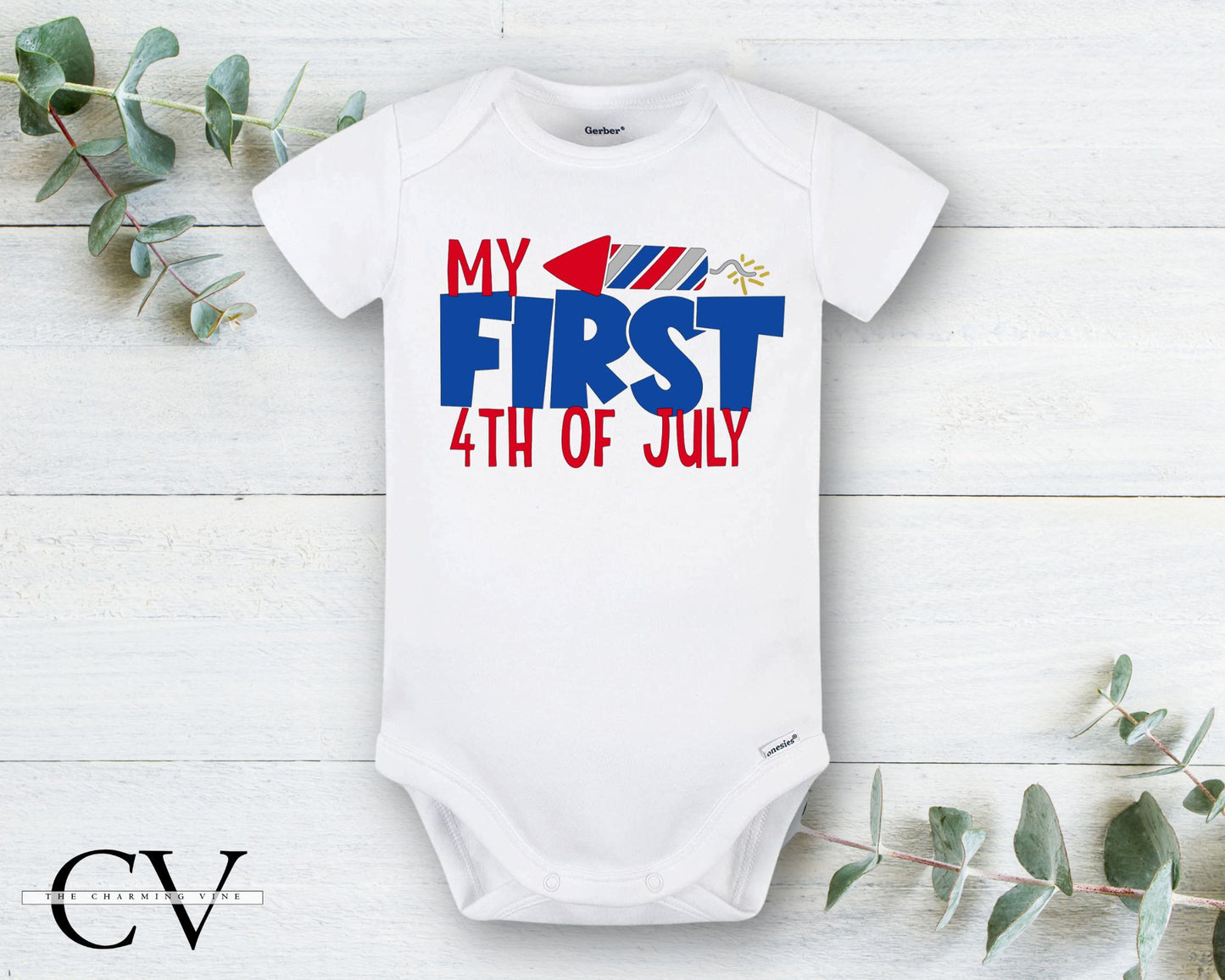 First 4th of July Onesie