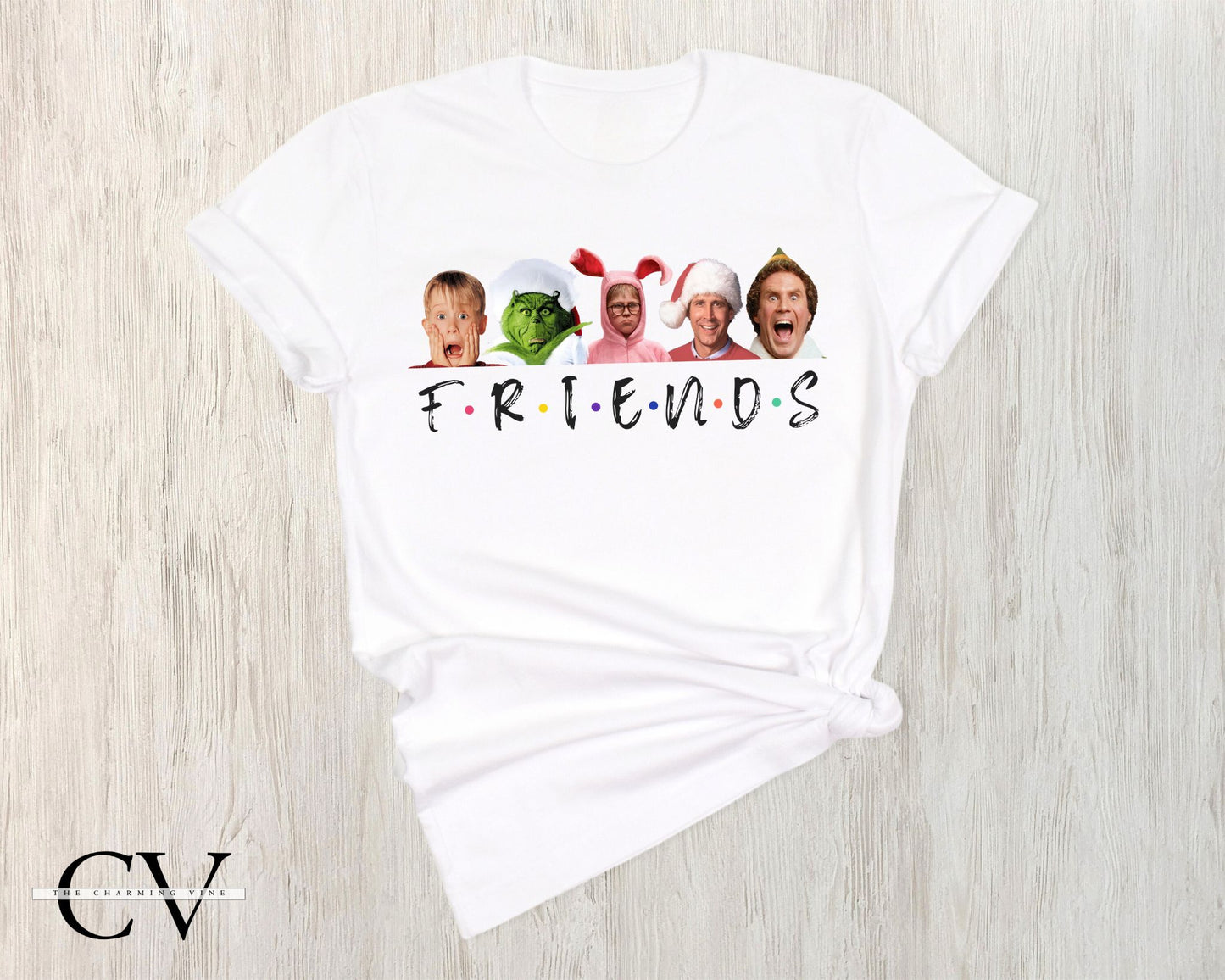 F.R.I.E.N.D.S Christmas Movie Shirt