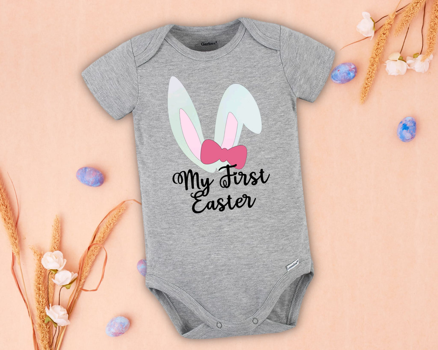 My First Easter Bow Onesie
