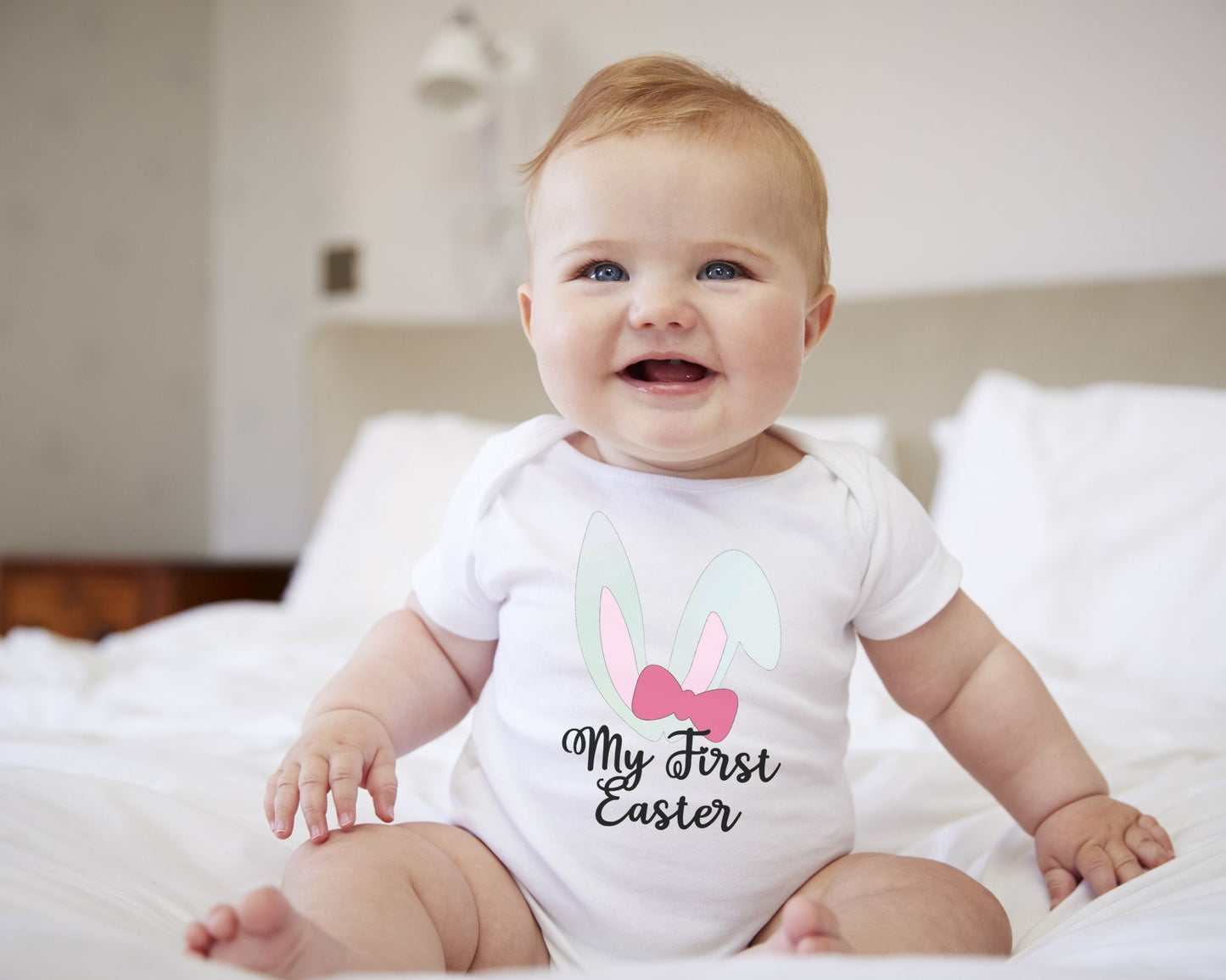 My First Easter Bow Onesie