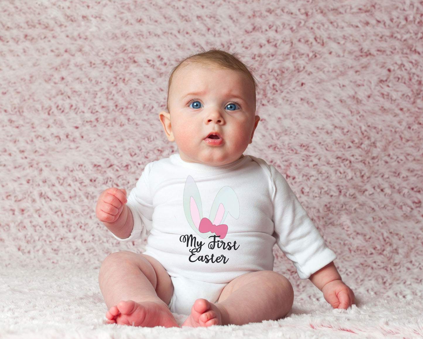 My First Easter Bow Onesie