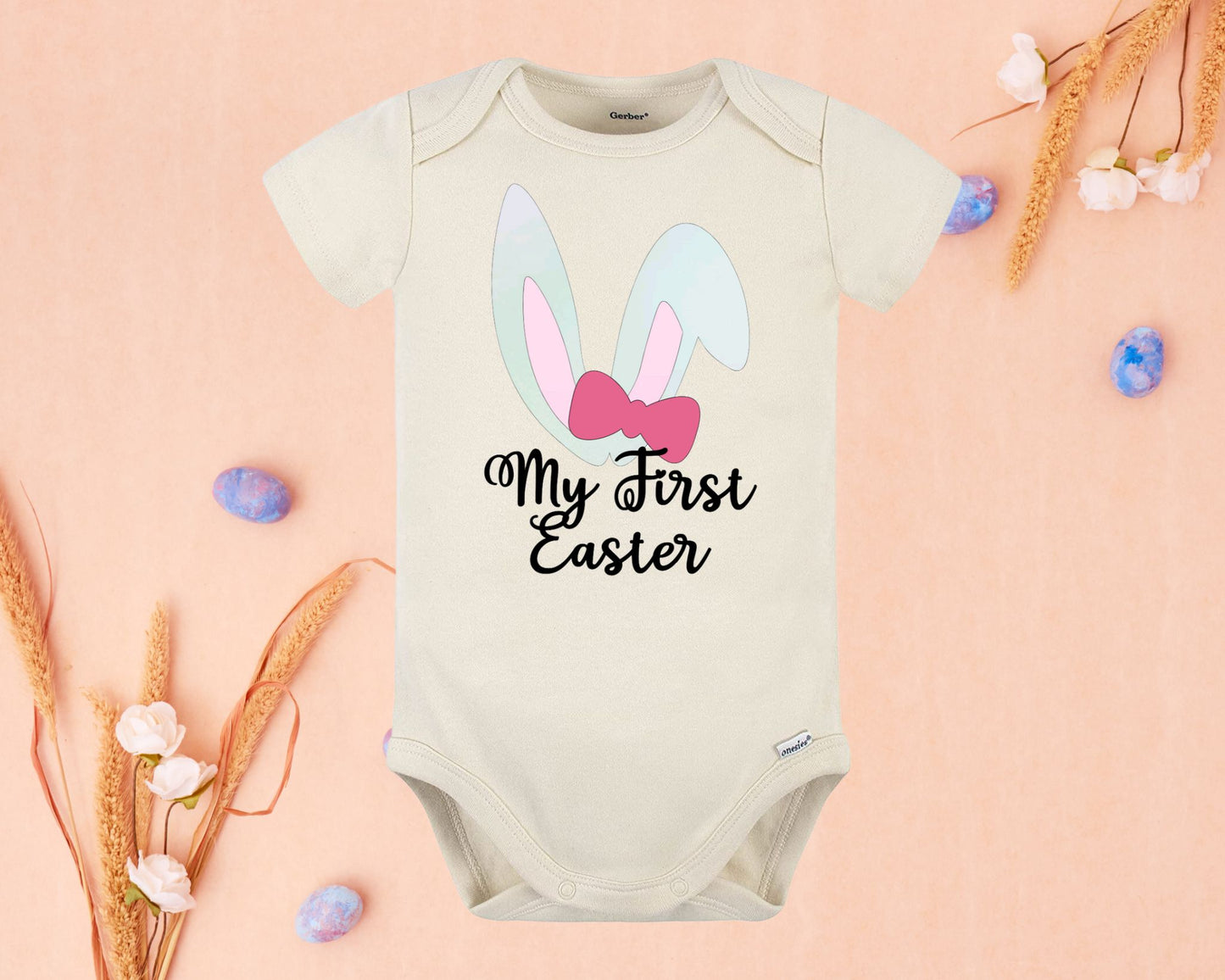 My First Easter Bow Onesie