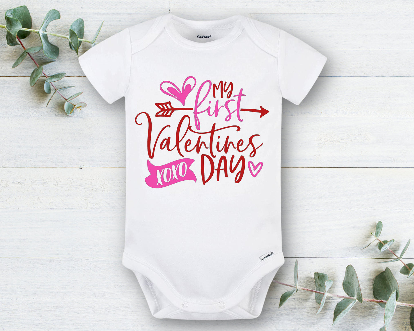 My First Valentines Day Onesie