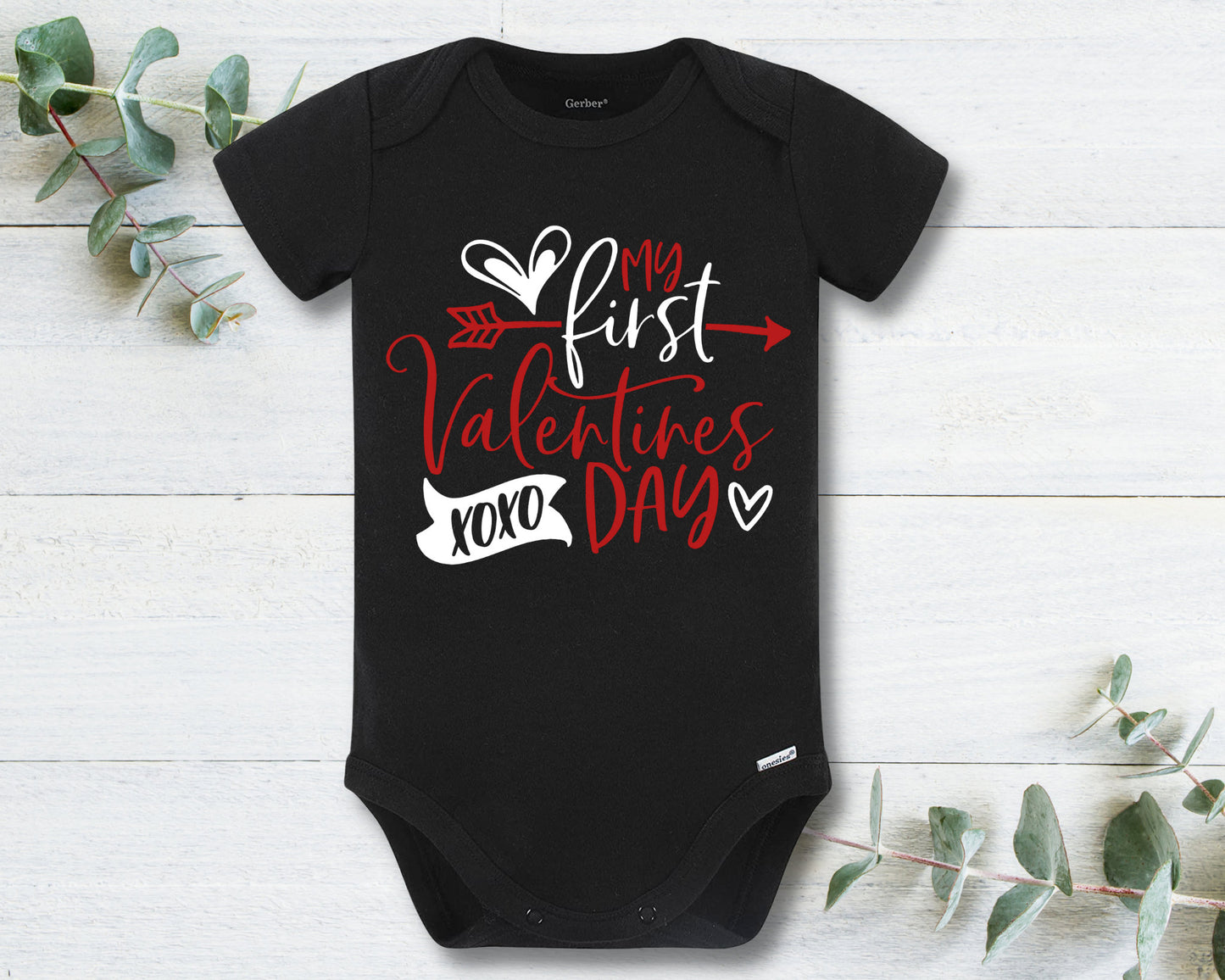 My First Valentines Day Onesie